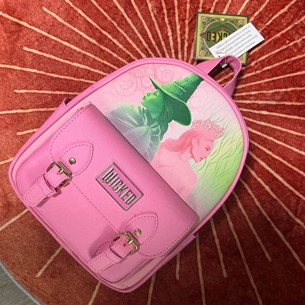 Bioworld Pink and Green Wicked Backpack